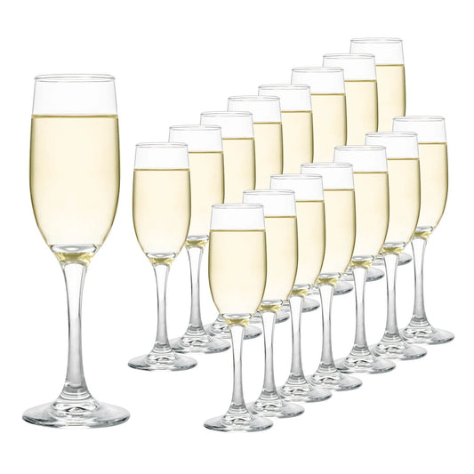 6oz 16-Pack Thickened Champagne Glasses - Loft&Timber