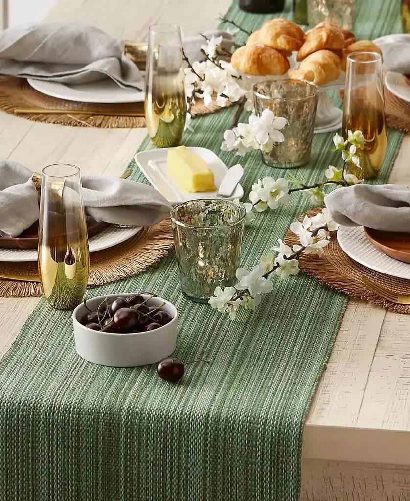 Variegated Fringe Table Runner, 13x108 Inches - Loft&Timber