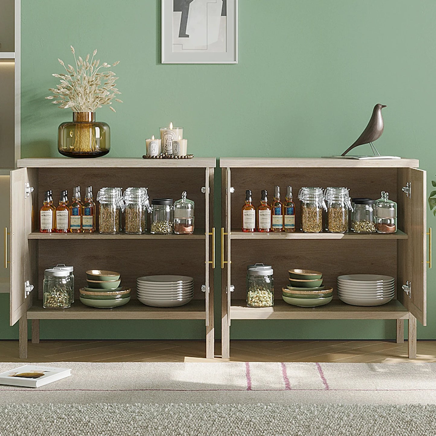 31" Rattan Sideboard - Loft&Timber