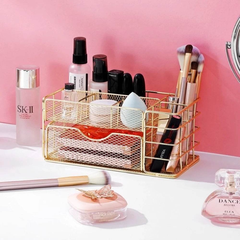 Nordic desktop multi-layer metal drawer storage box - Loft&Timber