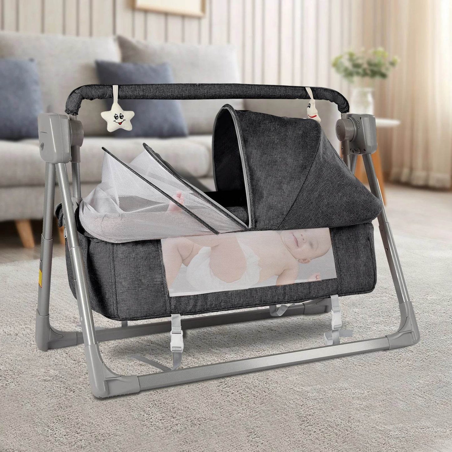Rocking Chair Electric Cradle Baby Swing - Loft&Timber