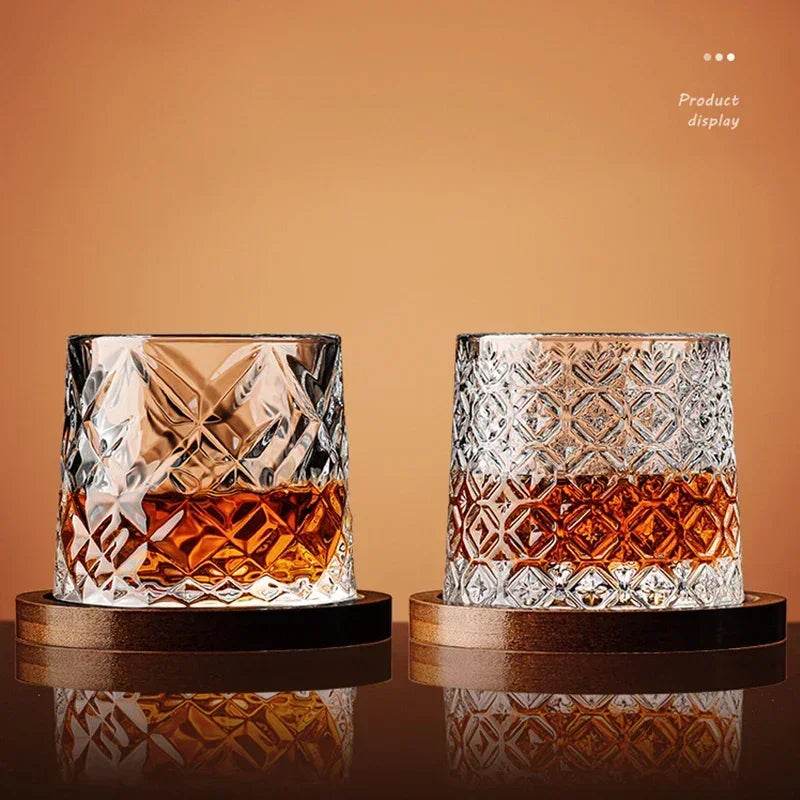 Tumbler Whiskey Glass with Base Crystal - Loft&Timber