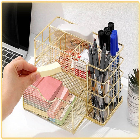 Nordic desktop multi-layer metal drawer storage box - Loft&Timber