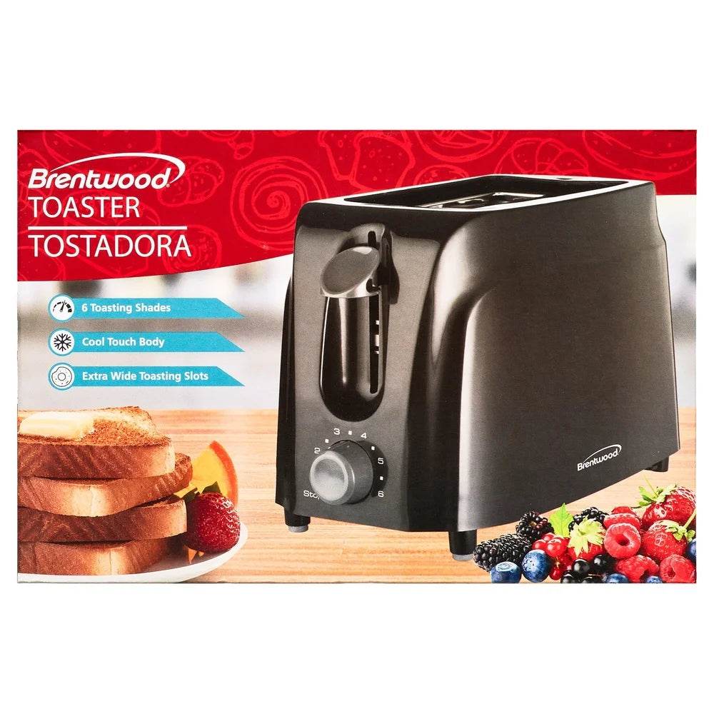 Cool Touch Toaster 2 Slice with 6 Browning Settings