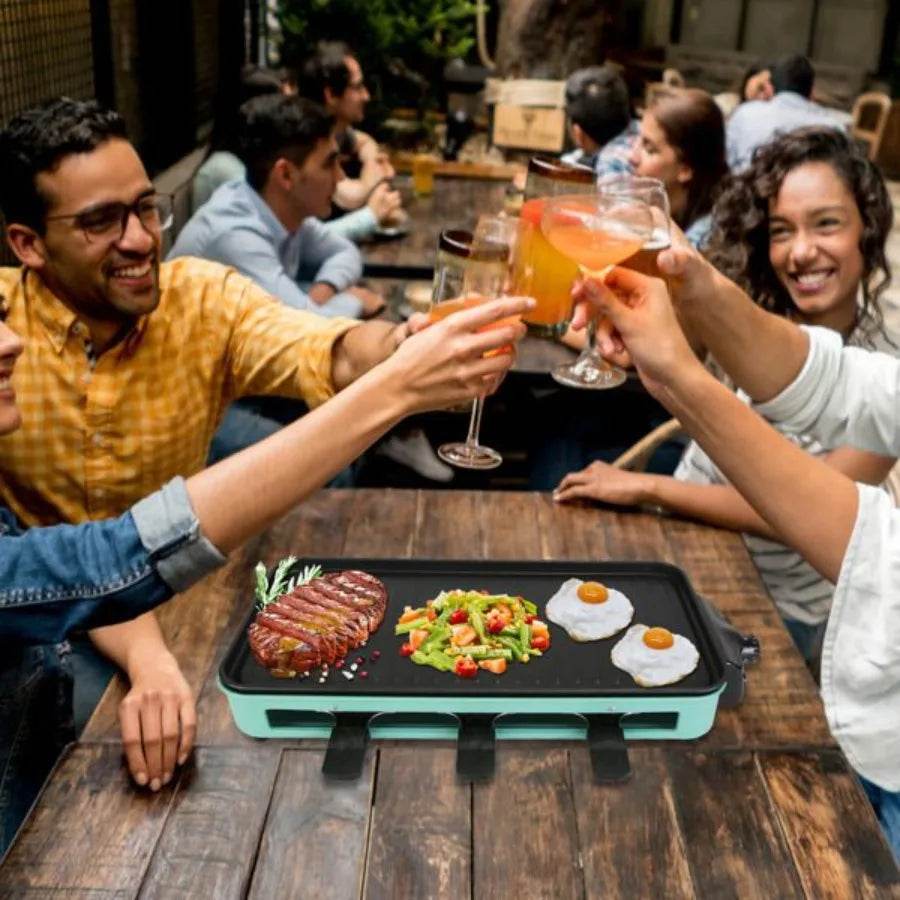 1500W Electric Indoor Grill 2 in 1 Electric Gill with Grill - Loft&Timber