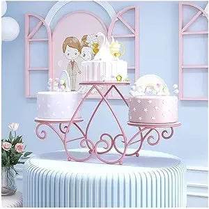 3-Tier Cake Stand Metal Cake Stand - Loft&Timber