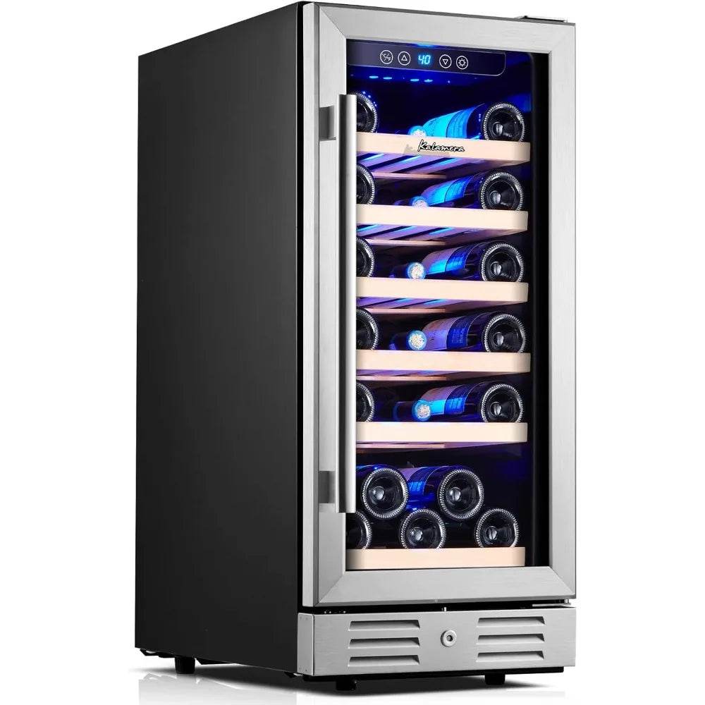 15 Inch Wine Cooler Refrigerator - 30 Bottle - Loft&Timber