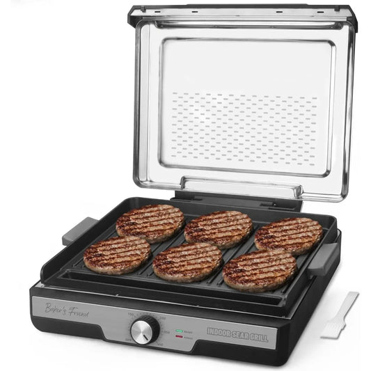 Baker's Friend Smokeless Indoor Grill with Removable Plates
