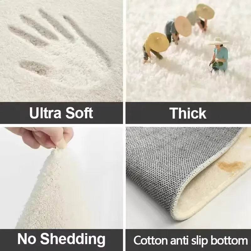 Imitation Cashmere Carpet Anti Slip Rug - Loft&Timber