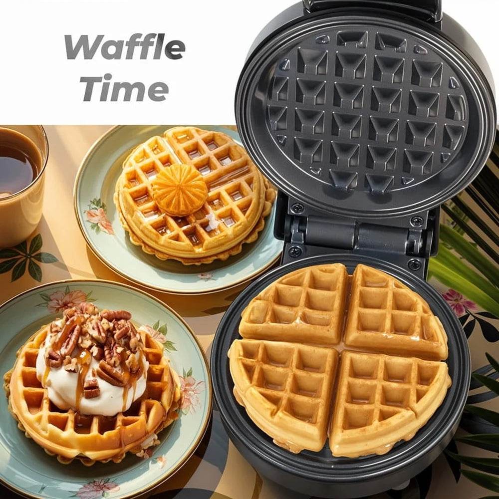 Mini Waffle Maker Non-Stick Grids - Loft&Timber