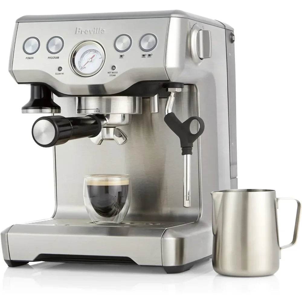 Infuser Espresso Machine, Brushed Stainless Steel - Loft&Timber