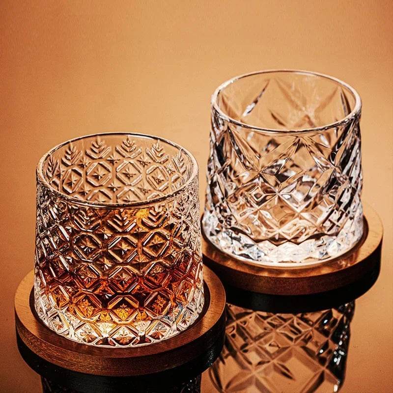 Tumbler Whiskey Glass with Base Crystal - Loft&Timber