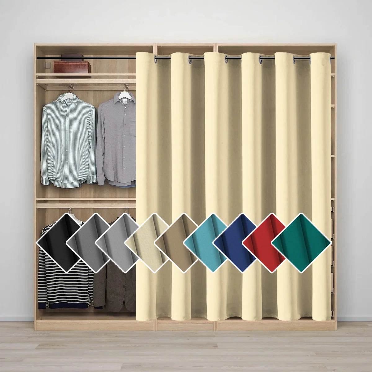 Blackout Door Curtain, Thermal Insulated - Loft&Timber