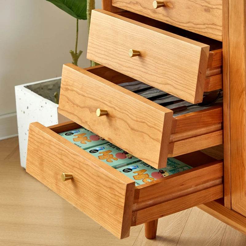 Japanese Vintage Solid Wood Sideboard - Loft&Timber