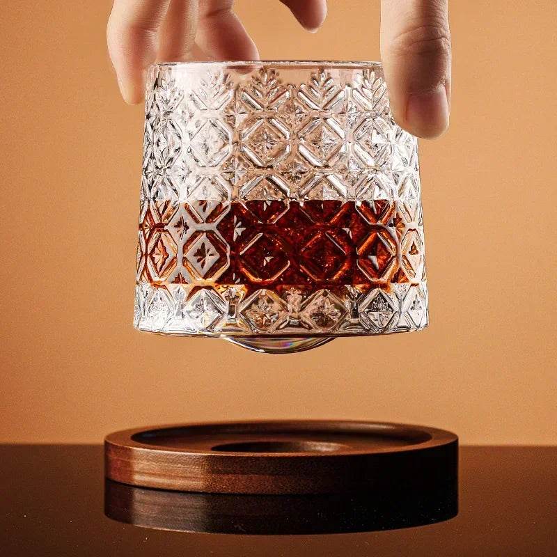 Tumbler Whiskey Glass with Base Crystal - Loft&Timber