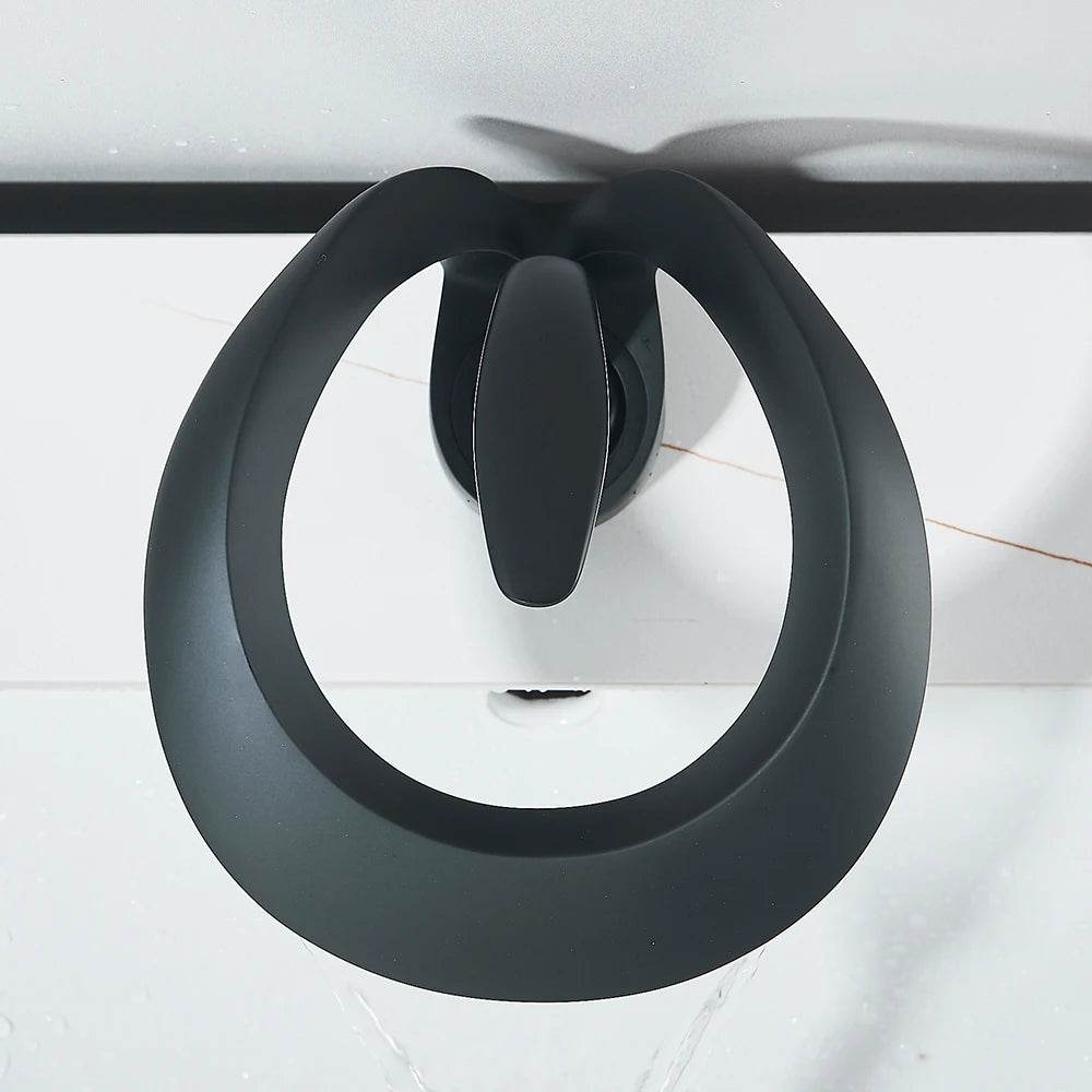 Solid Brass Waterfall Basin Faucet Single Handle - Loft&Timber