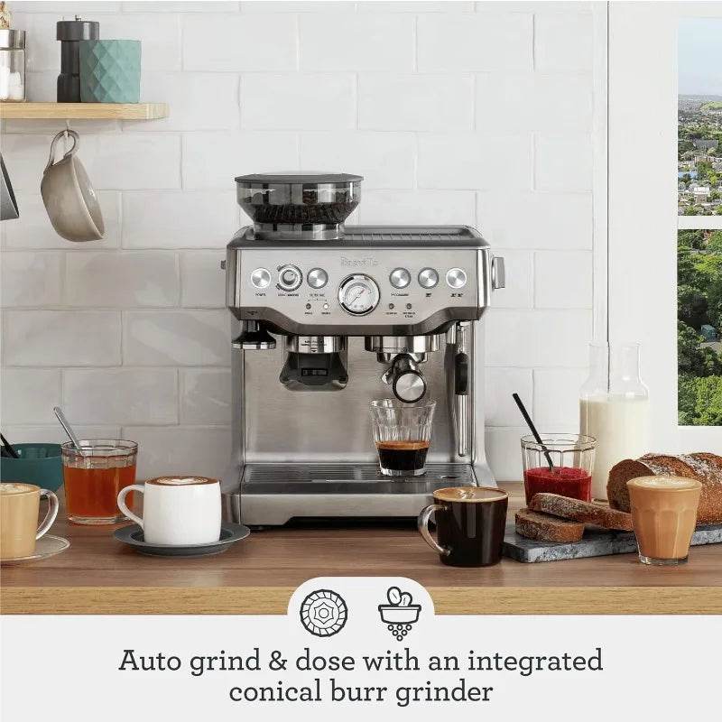 Breville Barista Express Espresso Machine, Brushed Stainless Steel - Loft&Timber