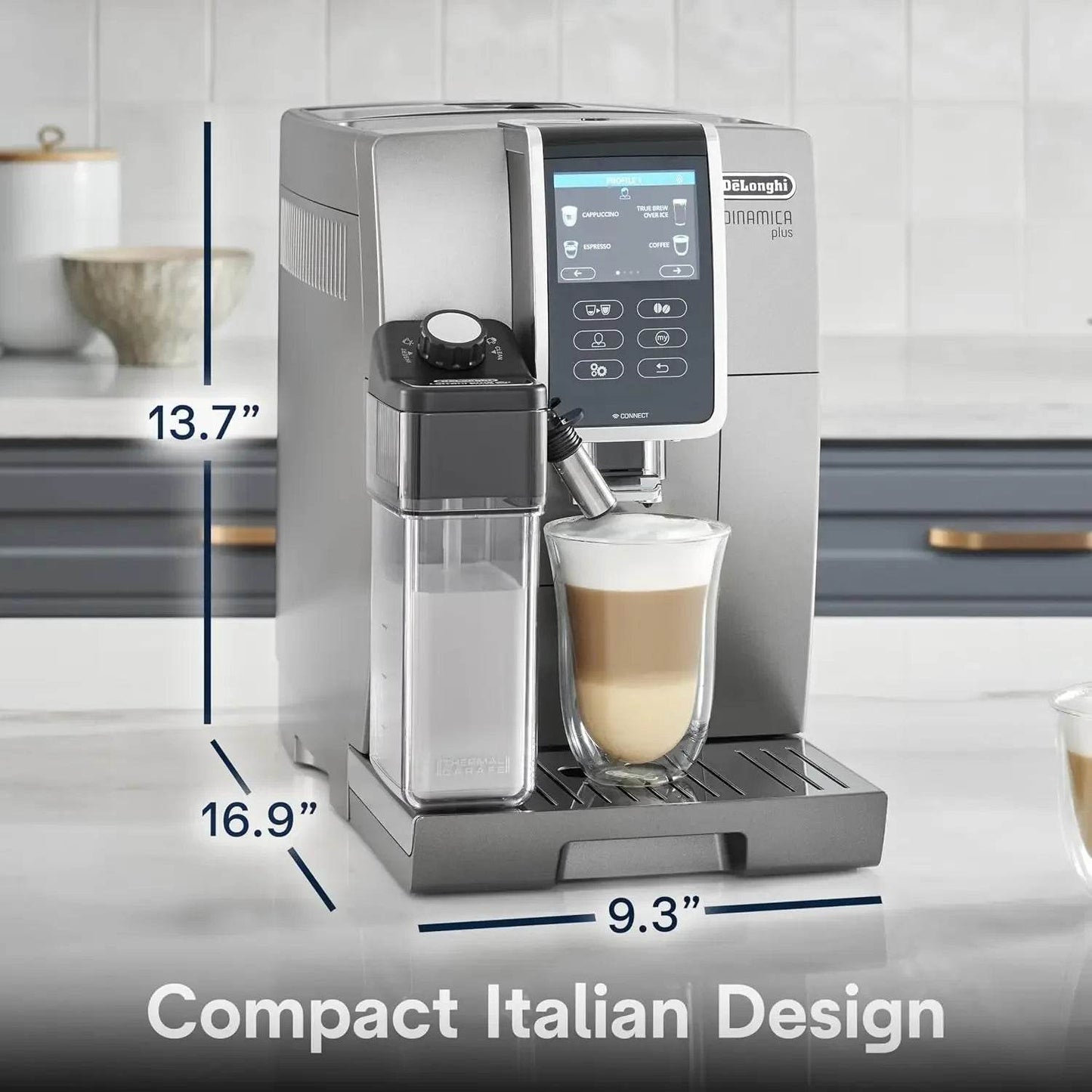 Dinamica Plus Espresso & Coffee Machine with Automatic Milk Frother - Loft&Timber