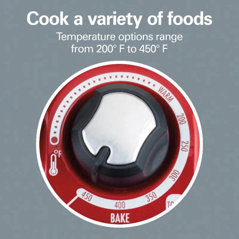 Hamilton Beach 4 Slice Toaster Oven, with 5 Versatile Cooking Modes - Loft&Timber