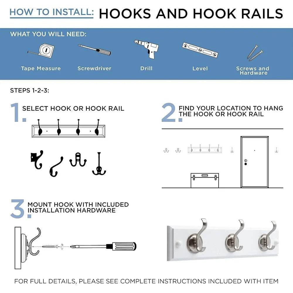 Acrylic Facets Design Coat and Hat Hook Satin Nickel Clear Wall Mount Pack of 2 Decorative Organizer Home Foyers Hallways - Loft&Timber