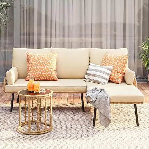 3-Piece Outdoor Patio Furniture Set - Loft&Timber