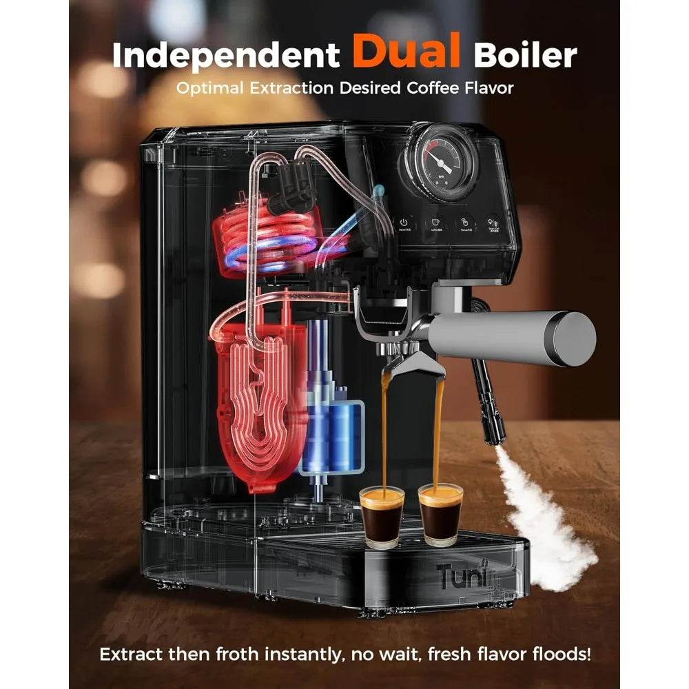 58mm Espresso Machine 20Bar Espresso Maker, Dual Boiler Coffee Maker - Loft&Timber