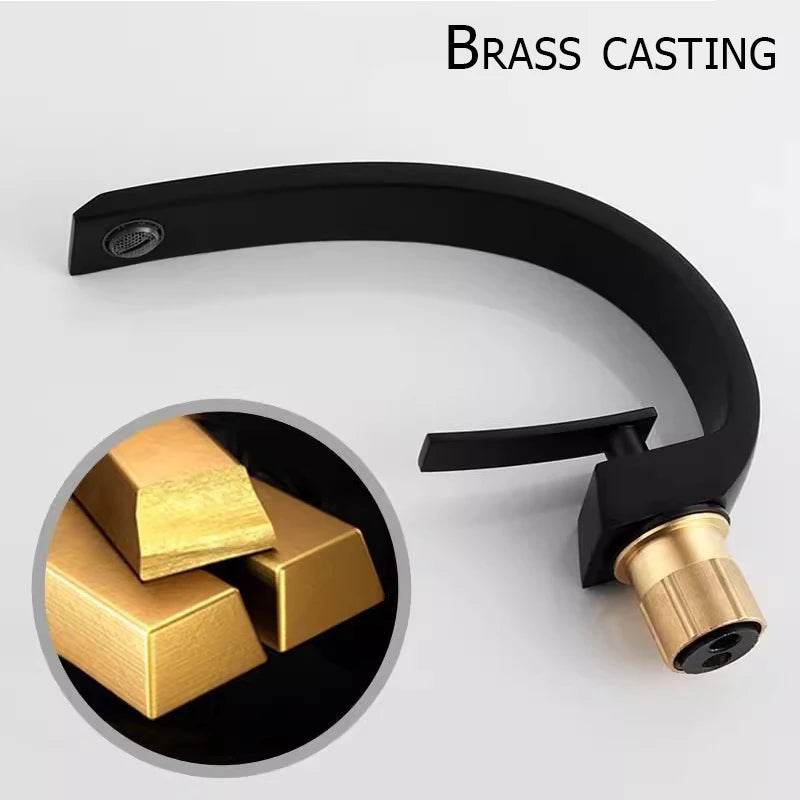 Black Bathroom Basin Faucet - Loft&Timber