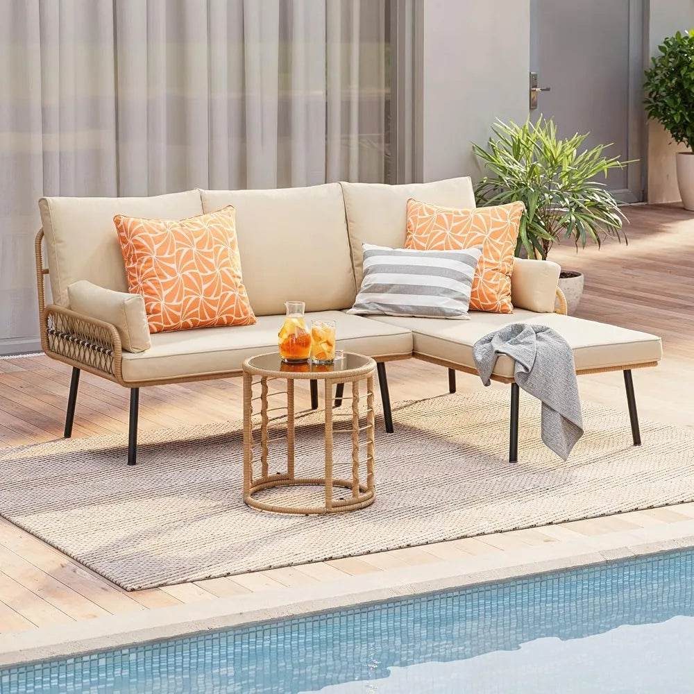 3-Piece Outdoor Patio Furniture Set - Loft&Timber
