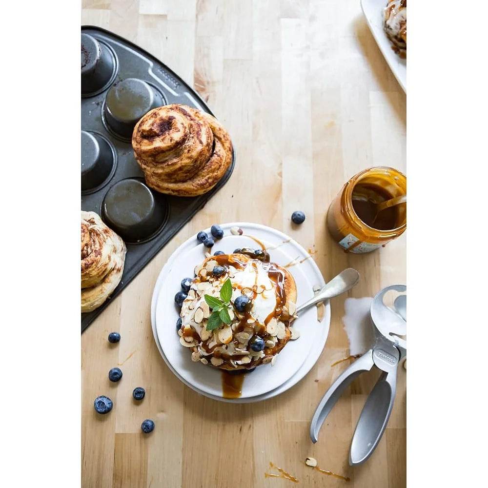 Nonstick Steel Mini Muffin Pan 12 Cup Baking Tray - Loft&Timber