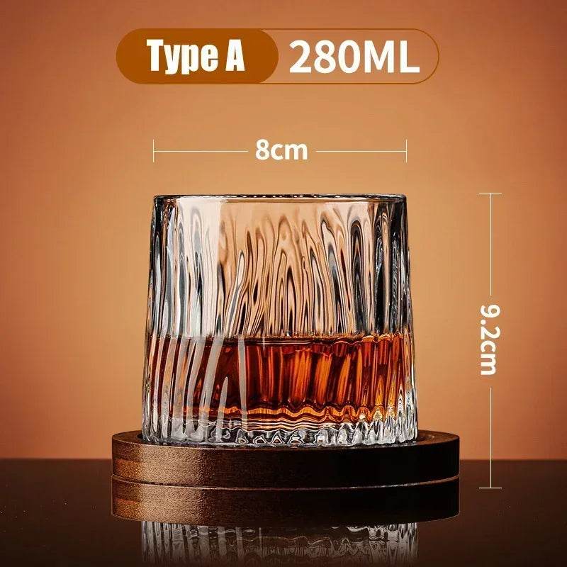 Tumbler Whiskey Glass with Base Crystal - Loft&Timber
