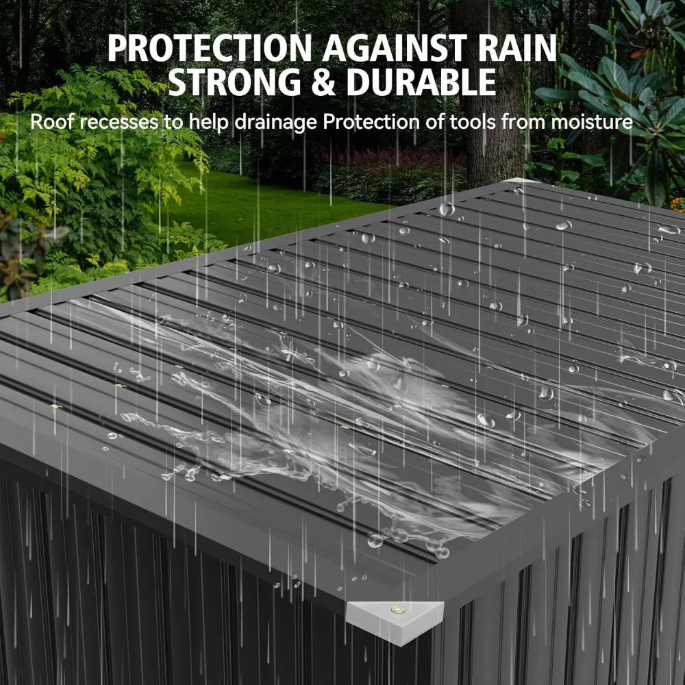 79" Cu. Ft Premium Storage Shed 3.3 x 5.6 FT - Loft&Timber