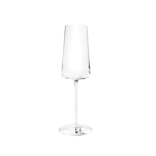 Clear Flared Champagne Flute Set 4 Pack