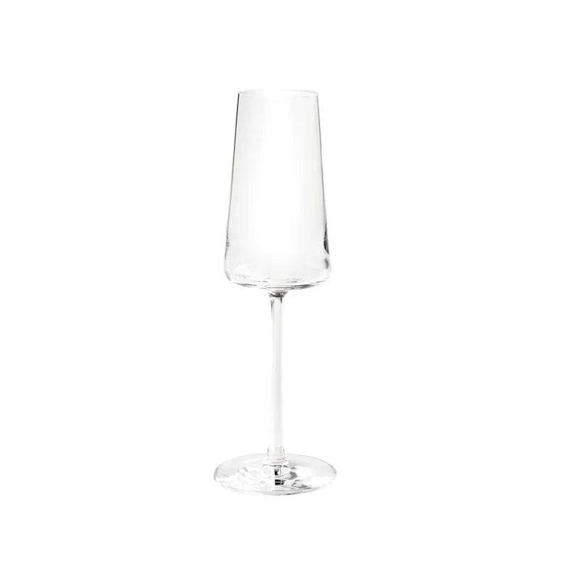 Clear Flared Champagne Flute Set 4 Pack - Loft&Timber