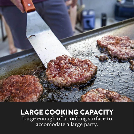 Flat Top Grill With 4 Burners - Premium Propane Outdoor Grill Cart - Loft&Timber