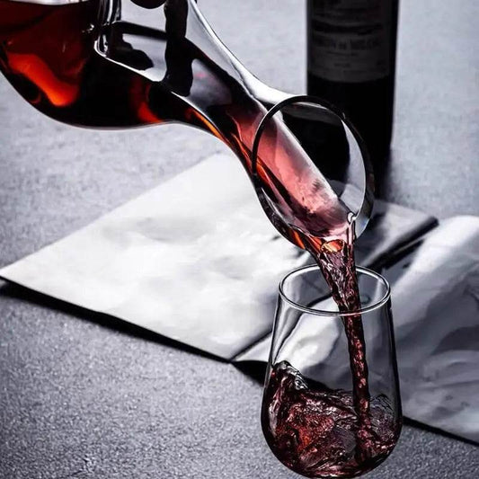 Wine Decanter - Crystal Glass Wine Carafe,40oz