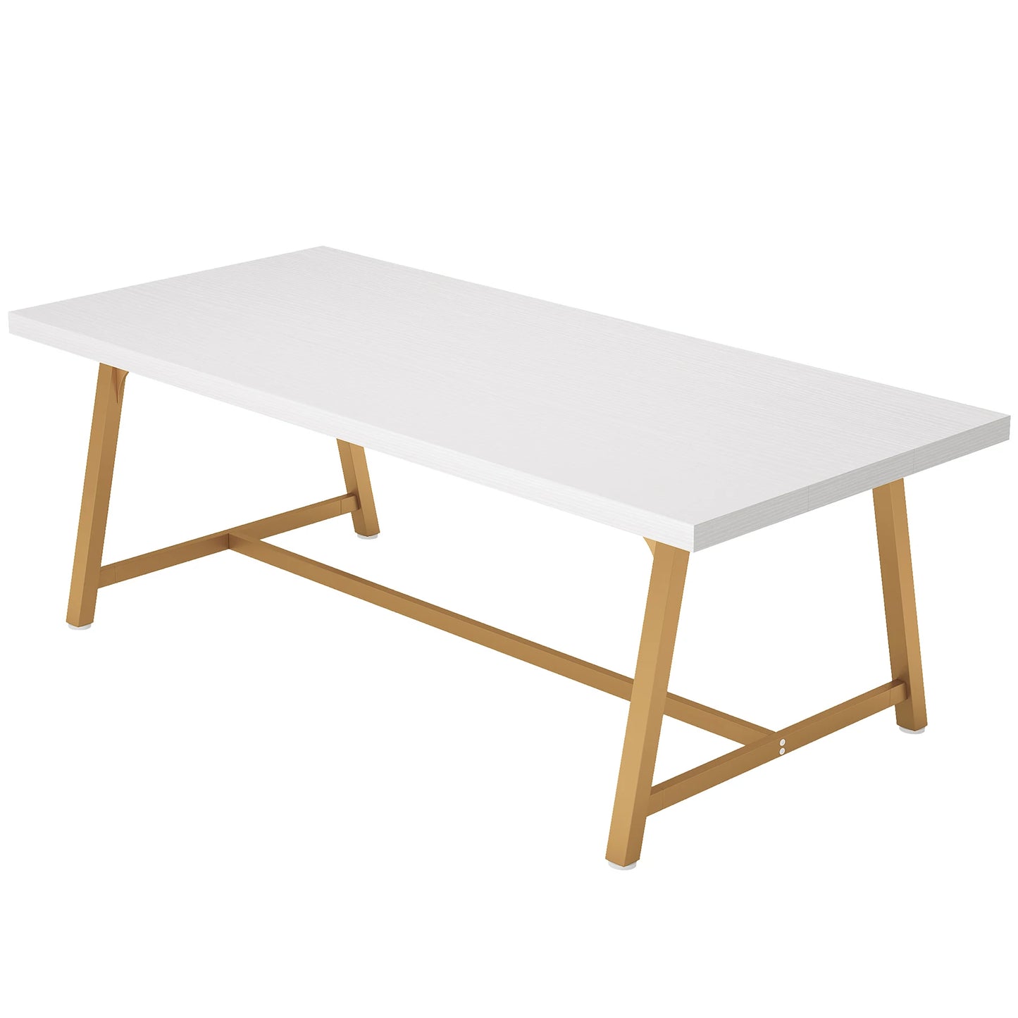 Tribesigns Dining Table for 8 People, 70.87" Rectangular Wood Kitchen Table - Loft&Timber