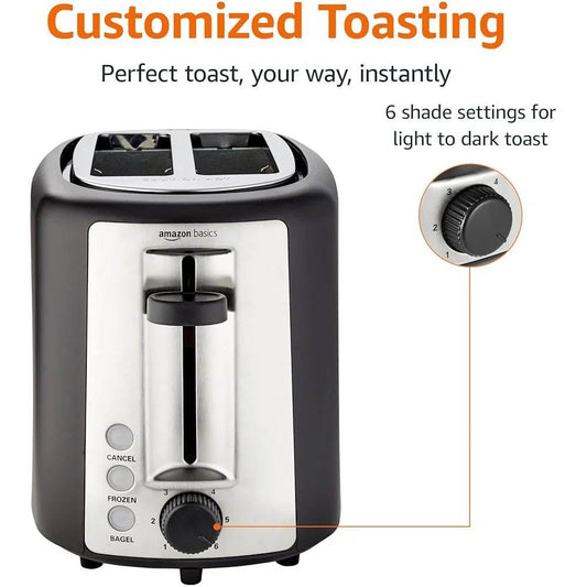 2 Slice Toaster with 6 Settings - Loft&Timber