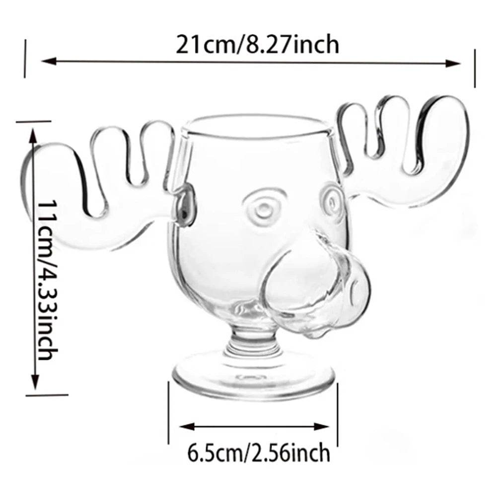 240ml Glass Moose Mug - Loft&Timber