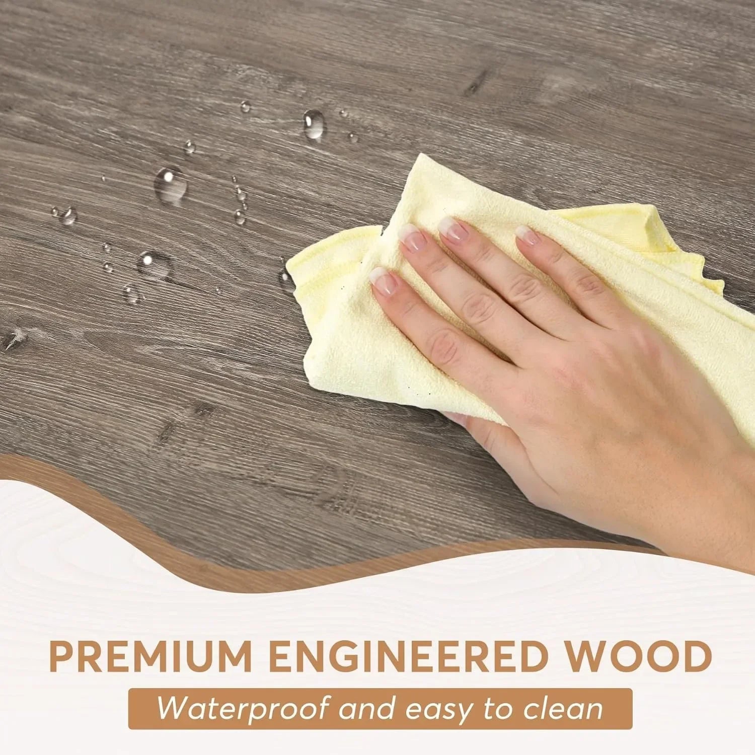 Farmhouse Dining Table for 6 People, 70.8" - Loft&Timber