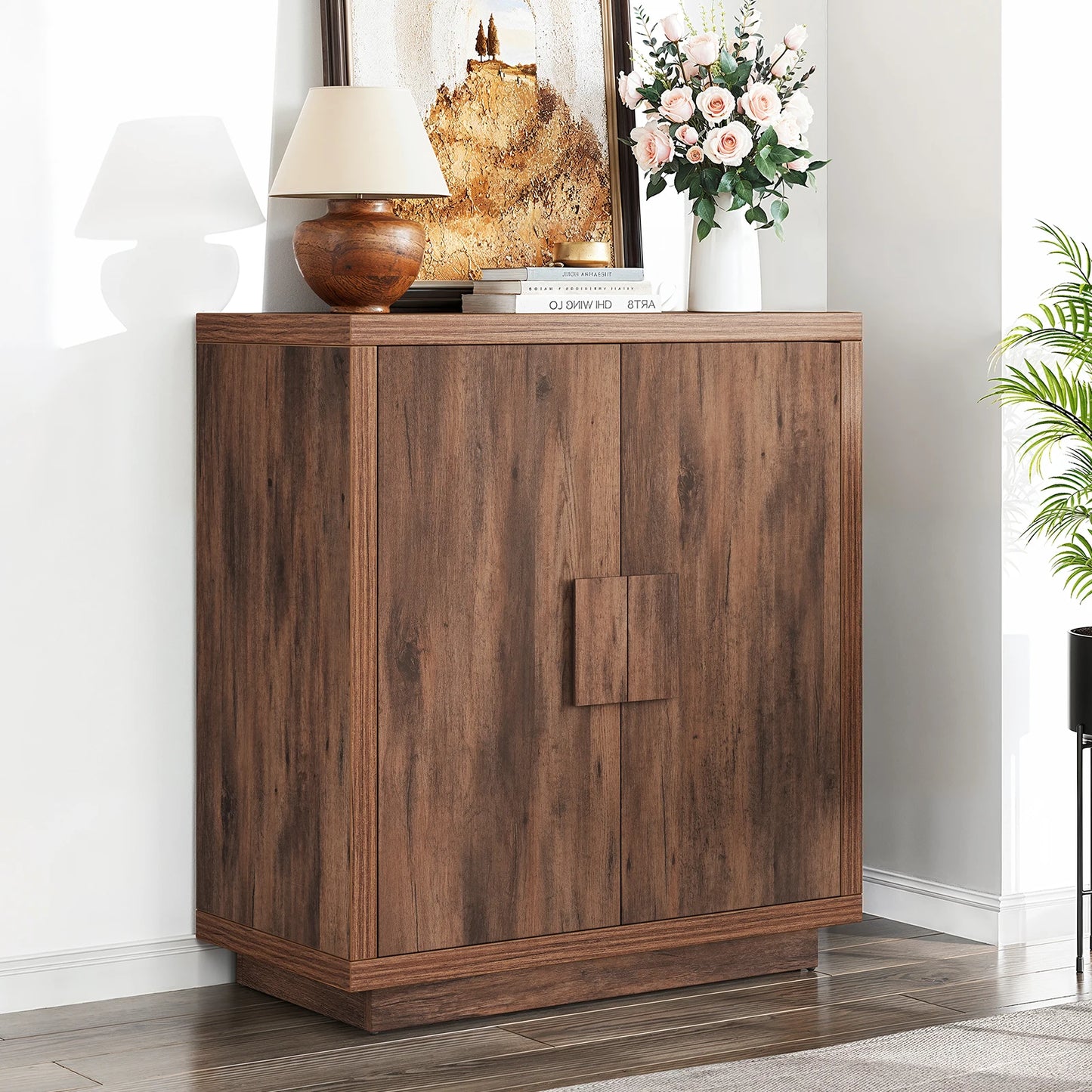 32" Sideboard Buffet Cabinet with Adjustable Shelfs - Loft&Timber