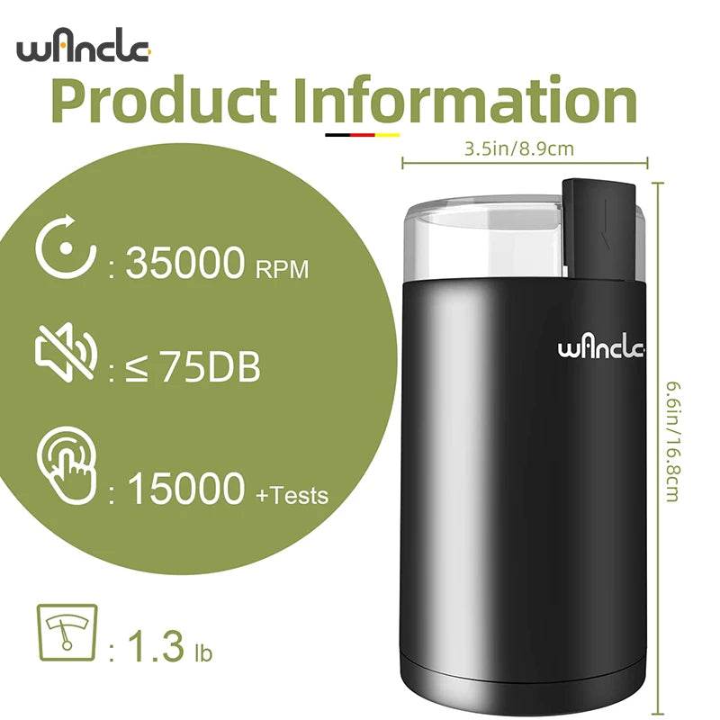 200w High-Power Coffee Grinder - Loft&Timber