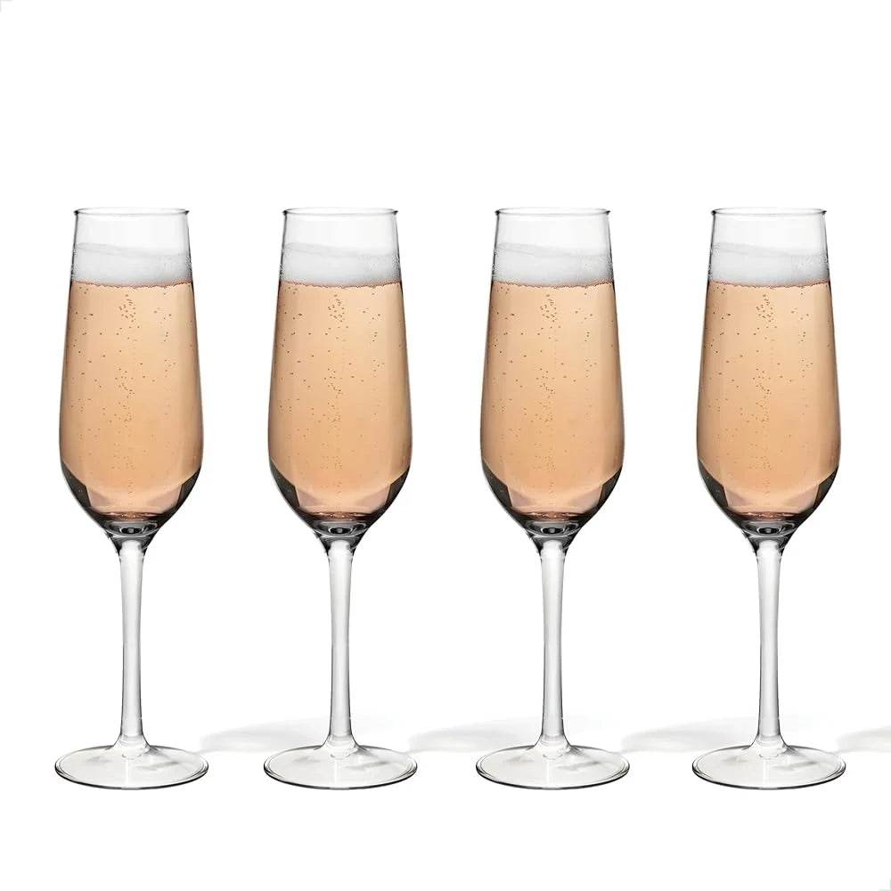 Premium Tritan Champagne Glass Set of 4 Unbreakable - Loft&Timber