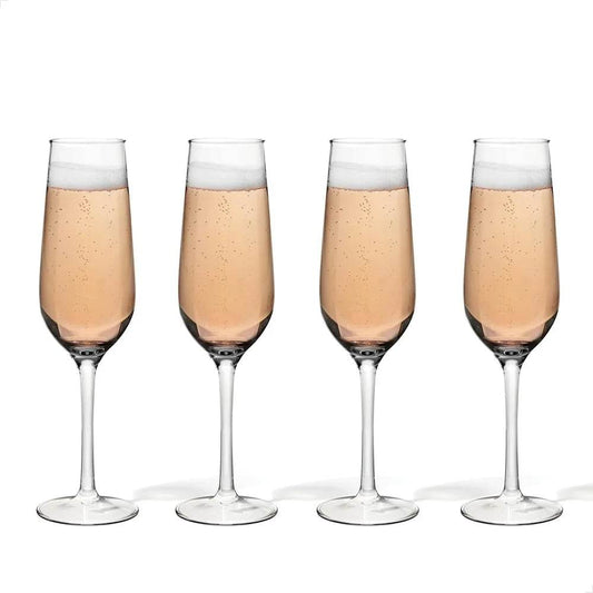 Premium Tritan Champagne Glass Set of 4 Unbreakable - Loft&Timber