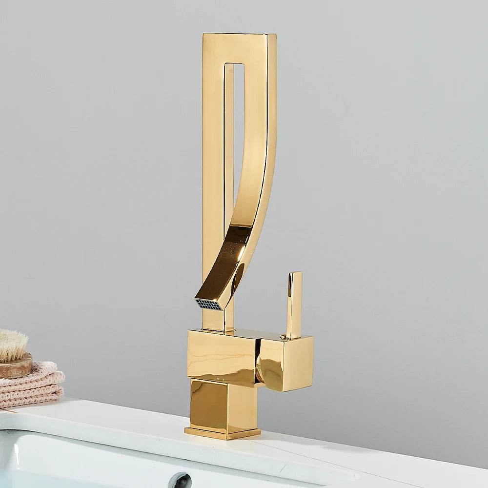 Gold Bathroom Basin Faucet - Loft&Timber