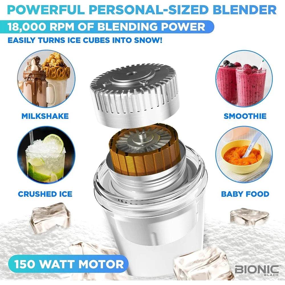 Portable Rechargeable Smoothie Blender Set