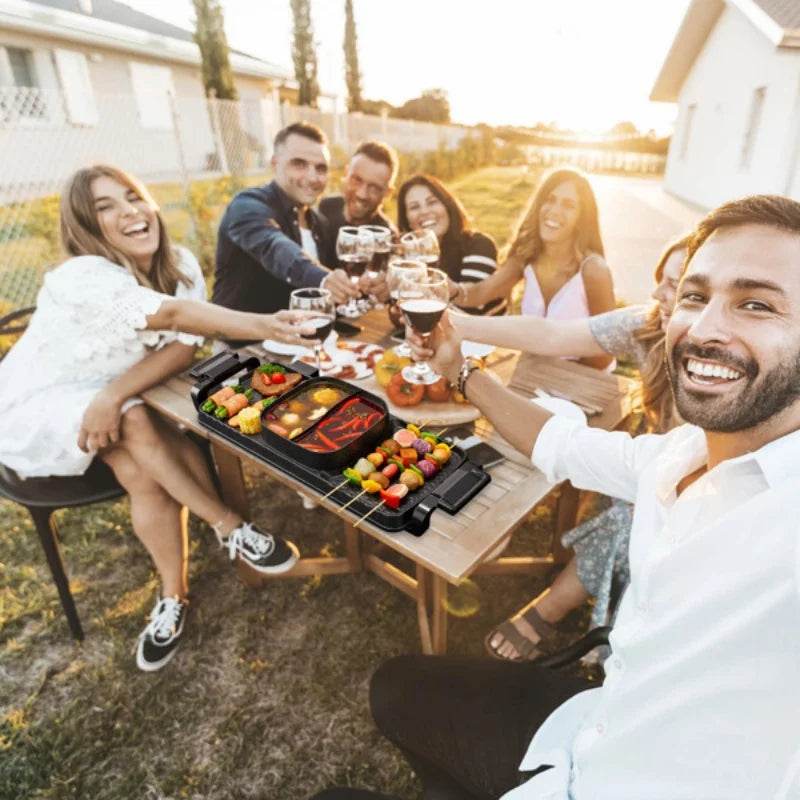 2 in 1 Hot Pot with Grill - Loft&Timber