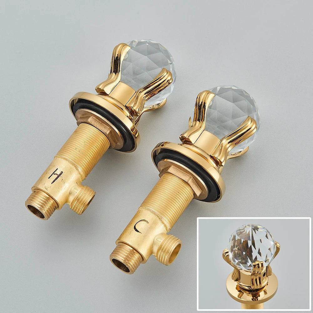 Senlesen Luxury Golden Waterfall Basin Faucet - Loft&Timber