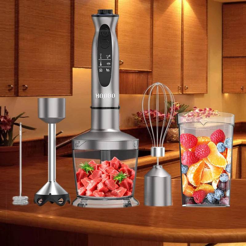 7 in 1 Immersion Hand Blender, Powerful 12 Speeds