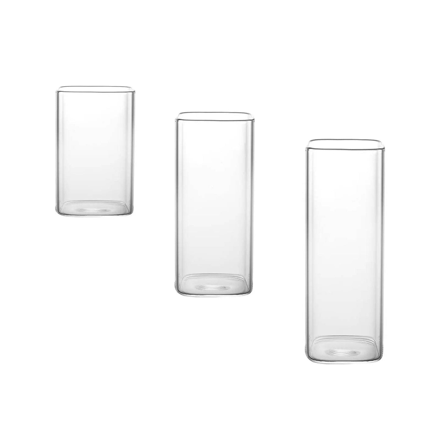 Highball Glass Square Thickened