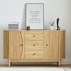 55" Sideboard Buffet Cabinet with Storage - Loft&Timber